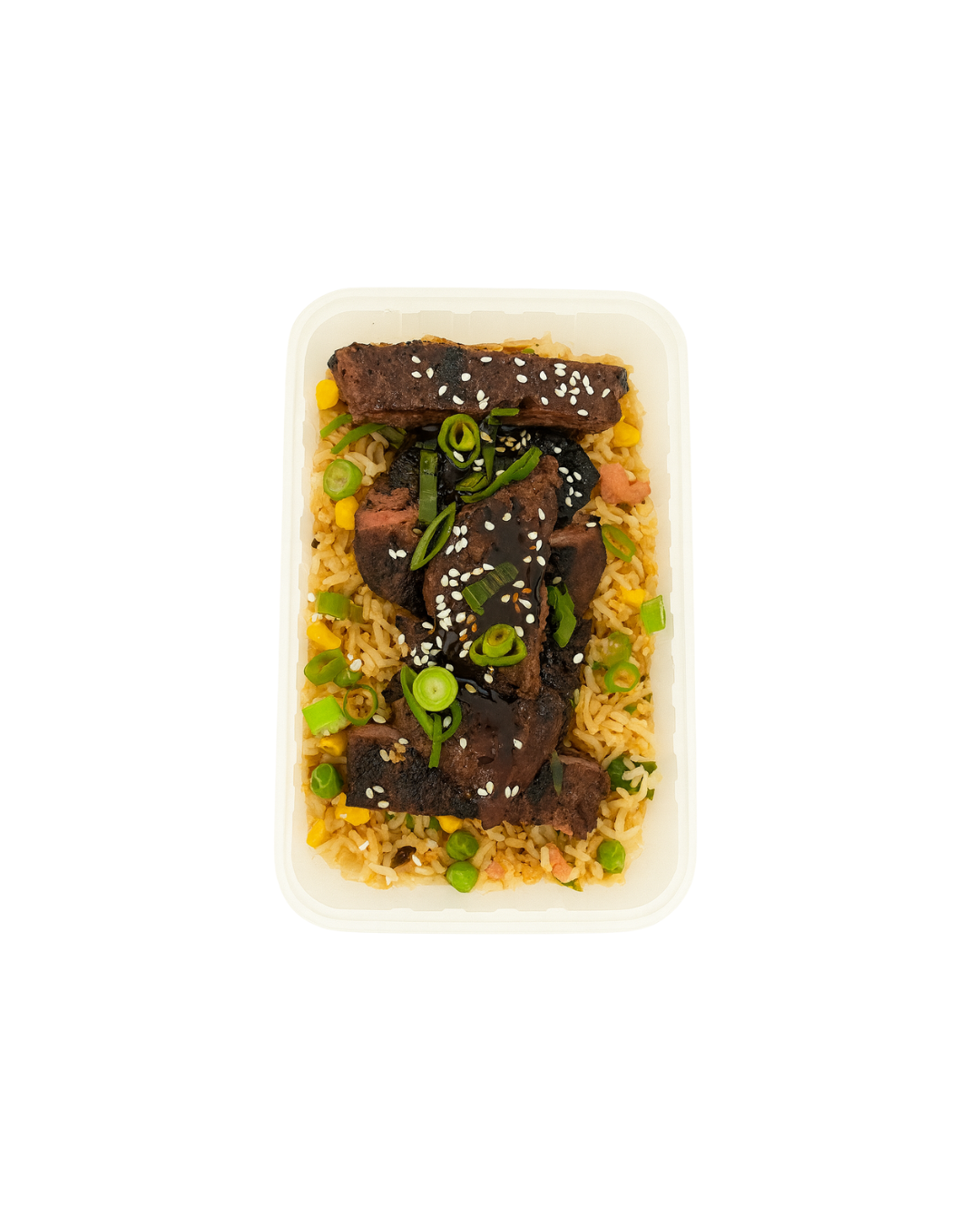 Chinese Steak with Fried Rice