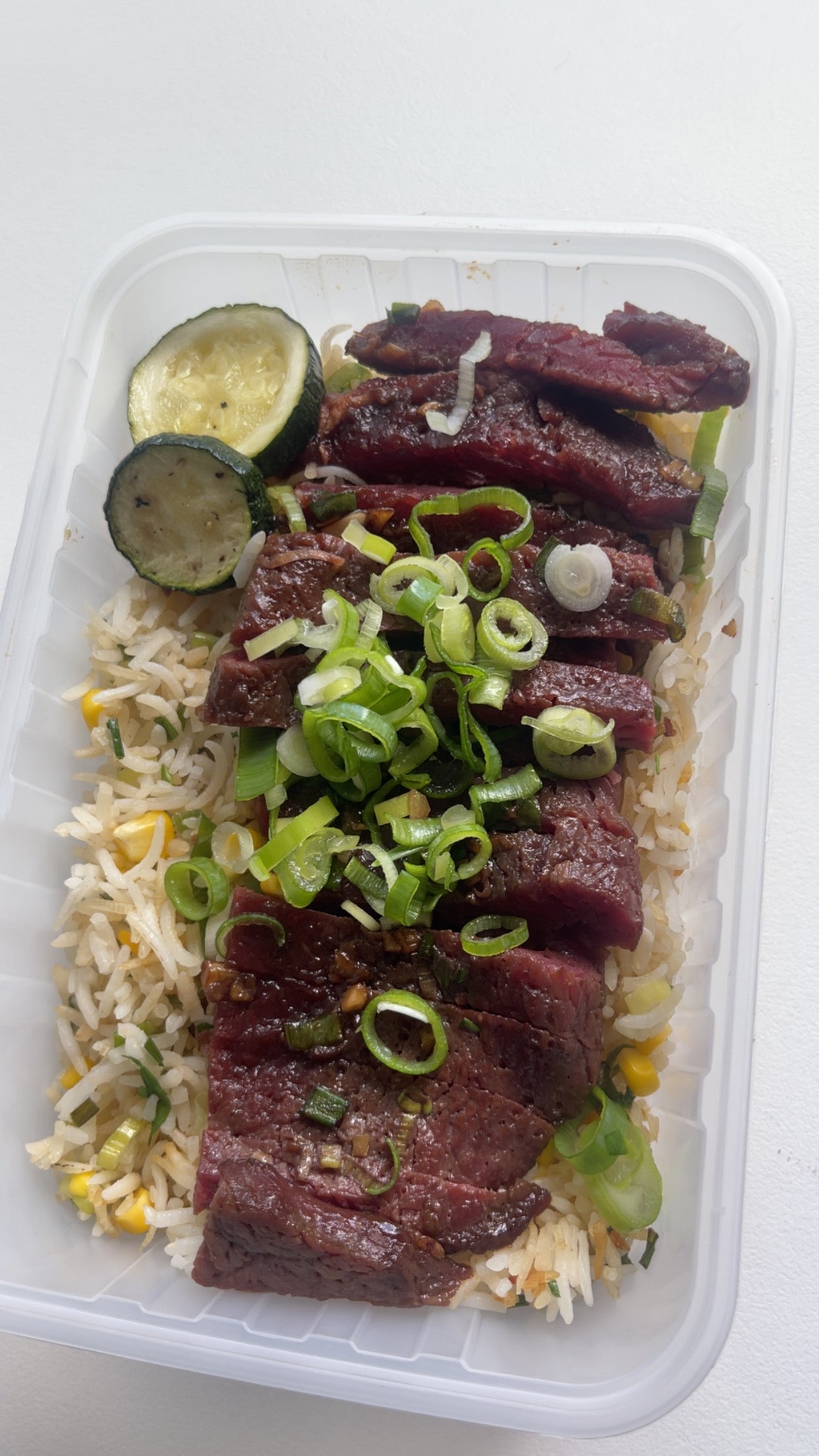 Chinese Steak with Fried Rice