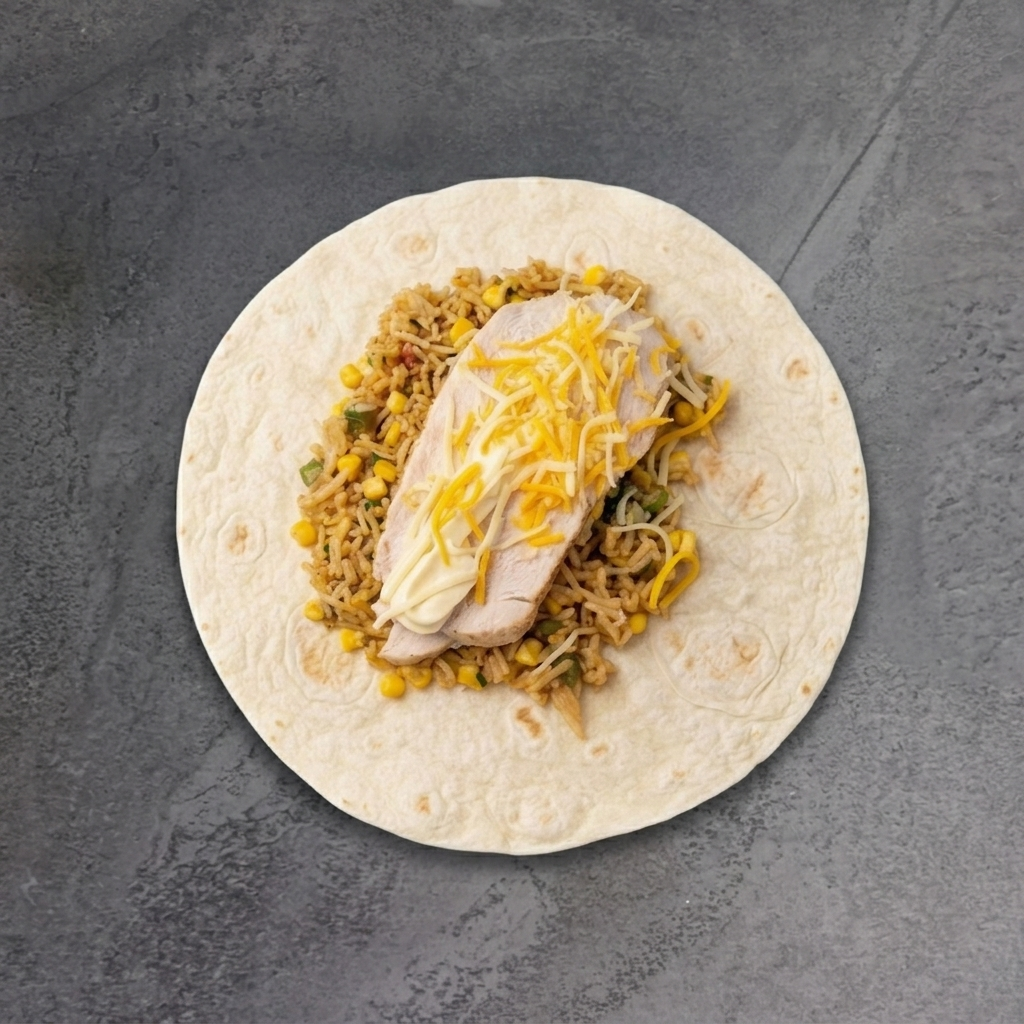 The Fussy Eater Chicken Burrito